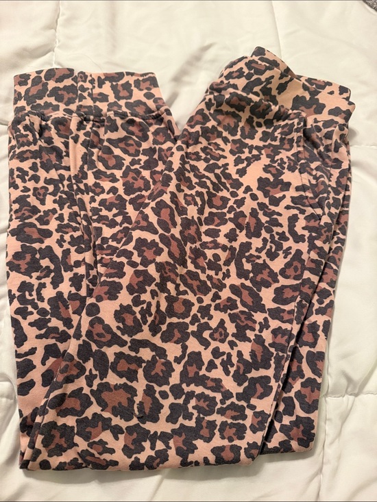 Crazy Train Pants - Crazy Train Leopard Print joggers small